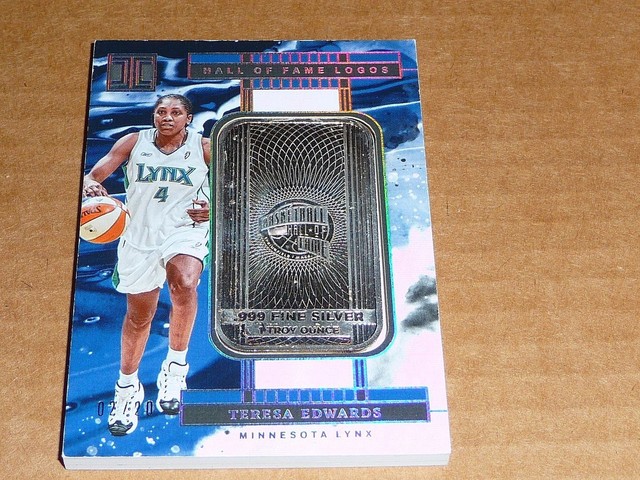 2025 Panini Impeccable WNBA TERESA EDWARDS 1 TROY OUNCE SILVER LYNX 02/20 (LESEN