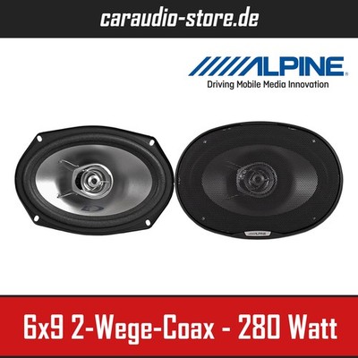 Alpine SXE-6925S 6x9'' 2-Wege Koaxial-System Lautsprecher 280Watt - Paarpreis