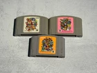 Mario Party 1 2 and 3 Lot (Nintendo 64 N64 1999) Japanese Version Cartridge Only
