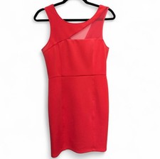 Guess Vibrant Coral Mini Dress, Size 8