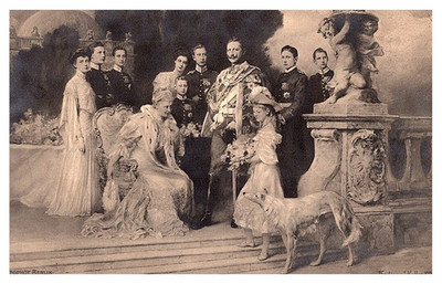1906 German Royal Family Postcard Ferdinand Keller Rotophot Berlin K Wilhelm