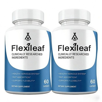 FlexiLeaf Capsules, Max Strength, Flexi Leaf Nerve Health Supplement (2 pack)