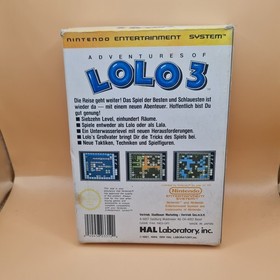 Adventures Of Lolo 3 - Nintendo NEs - PAL B - OVP - Anleitung