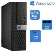 Dell OptiPlex 5050 SFF i5-6500 256GB SSD Windows 10 Professional 16GB RAM
