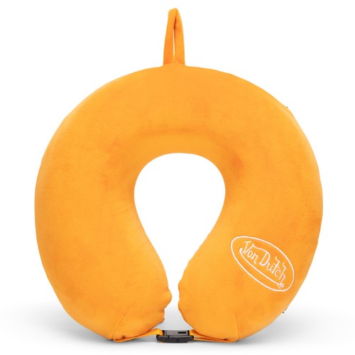 Von Dutch Orange Classic Memory Foam Travel Neck Pillow