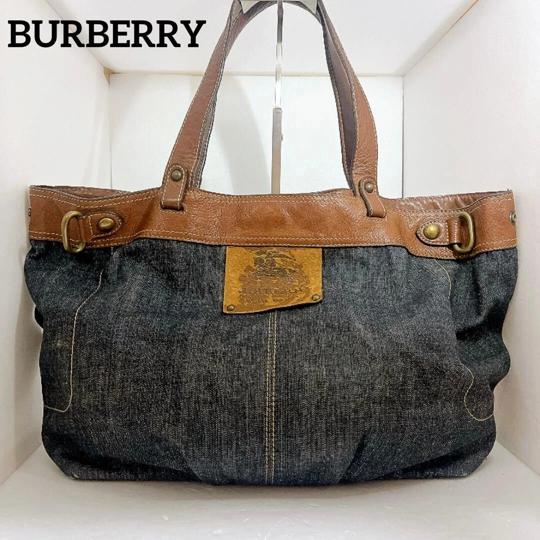 Burberry Denim Exterior Bags & Handbags for Women for sale | eBay