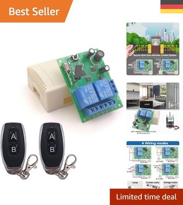 DC 12V 24V 30V RF Fernbedienungsschalter mit 10A Relais für Motorsteuerung