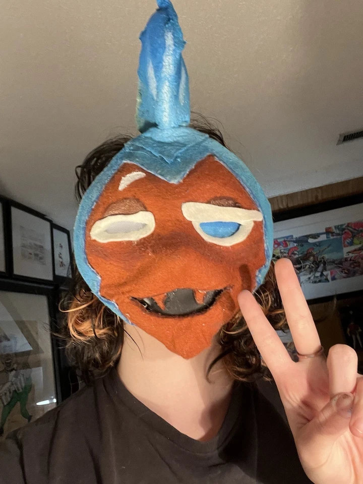Handmade Cookie Run Kingdom Sorbet Shark Cosplay Kigurumi Furry Mask - Image 4 of 4