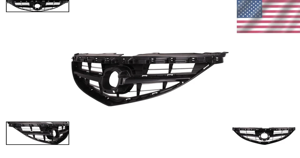 2009-2013 Mazda 6 Grille Replacement - Durable ABS, Easy Insert Installation Foto 2 de 4