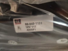 OTR 42 Model 12V 11-Tooth 82° Solenoid Position Direct Drive Starter:DAL