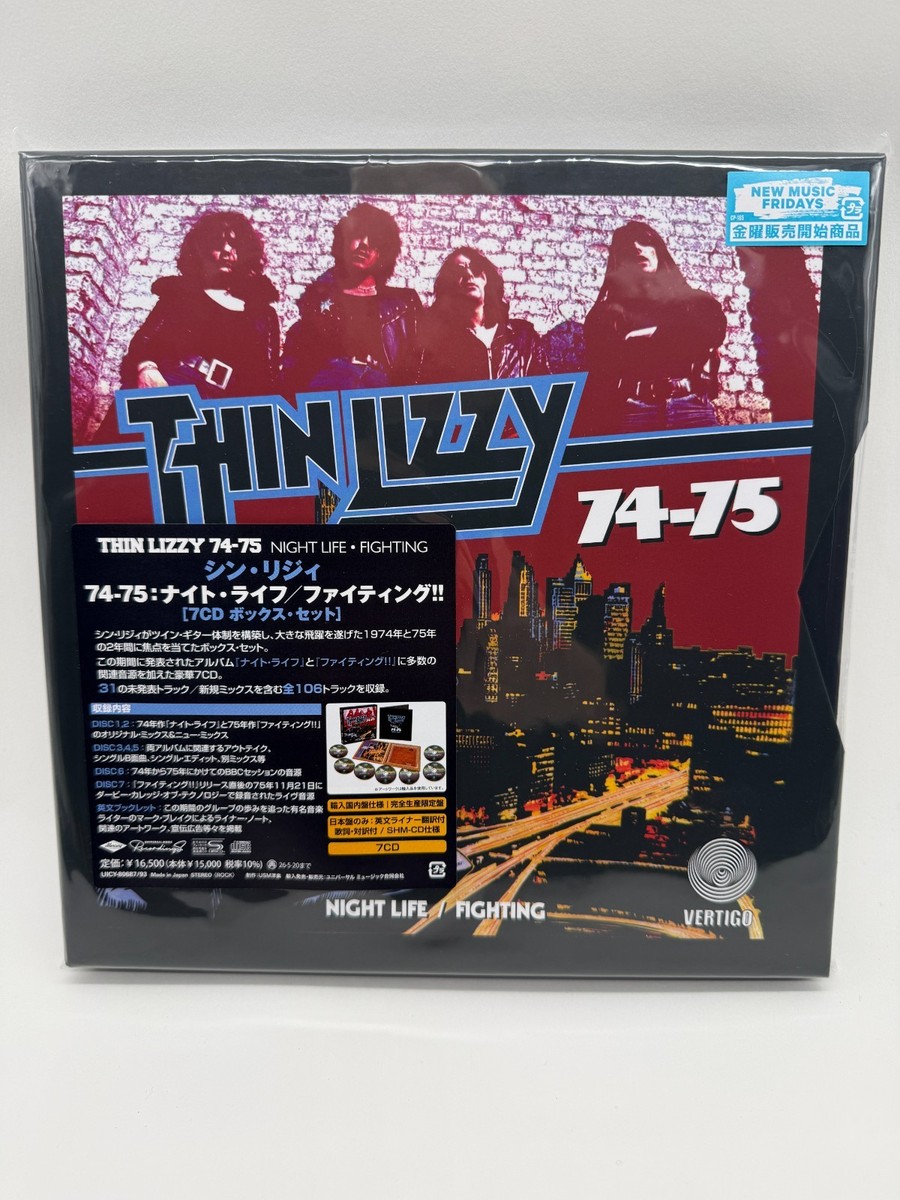Thin Lizzy Nightlife Fighting 7CD Box Set SHM-CD Japan Only