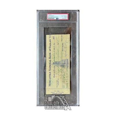 Jack Ruby Autographed 1953 Check - PSA/DNA