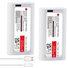2-Pack New 7000mAh WBAT1 Upgraded Battery for WYZE Cam Pro 2K, USB-C Charging