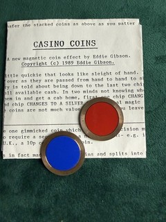🔥Eddie Gibson “Casino Coins” EXTREMELY RARE!!! Coin Magic🔥🔥