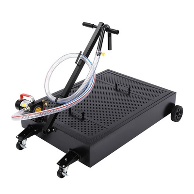 #ad 56.78L 15Gal Oil Drain Pan with Pump 10.57gal mi Oil Drain Cart $294.99