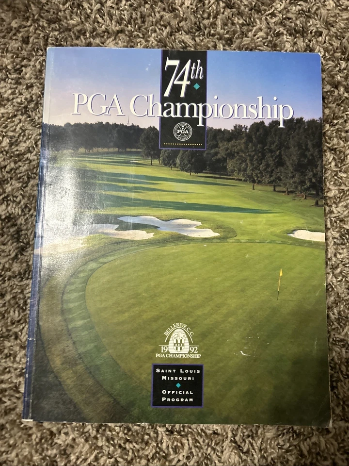 74th PGA CHAMPIONSHIP PROGRAM GOLF Bellerive CC St. Louis MO 1992  Foto 2 de 4