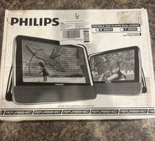 Phillips Portable Dual DVD Player Model PD901...