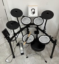 Roland TD1-DMK Electronic V-Drum Kit Mesh Design with stool, headphones and key
