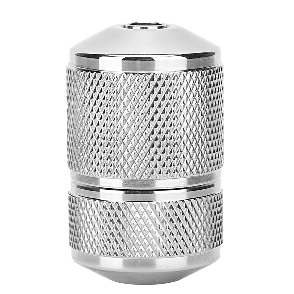 ▪ (30 mm) Máquina de tatuaje de acero inoxidable autobloqueante agarre ametralladora de tatuaje Foto 3 de 4