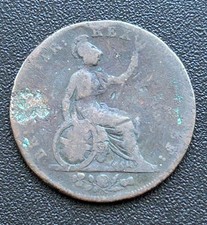 1826 - King George IV - Half Penny Coin #010