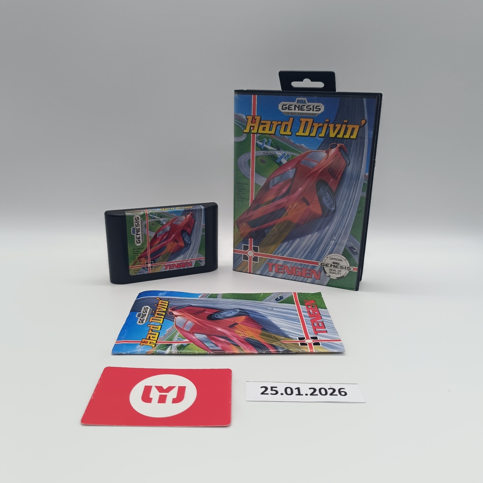 SEGA MEGADRIVE (GENESIS) - HARD DRIVIN - US  (complet)