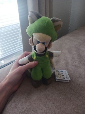 Little Buddy Super Mario Flying Squirrel Luigi 9'' Figure Stuffed Plush Doll Toy