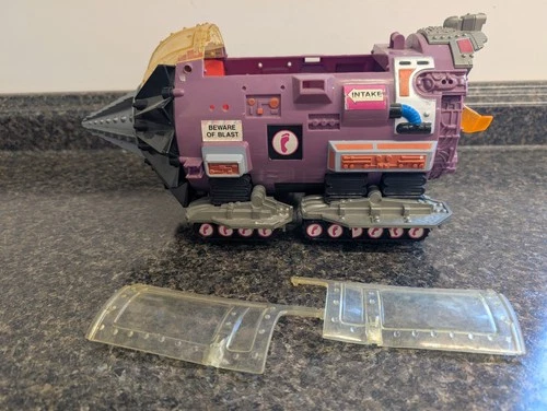 VTG TMNT Module Drill Vehicle Foot Clan Teenage Mutant Ninja Turtles Incomplete