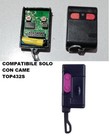 TELECOMANDO RADIOCMANDO COMPATIBILE TOP432S  CON LEVETTE DIP SWITCH