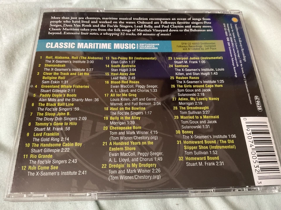 Smithsonian Folkways - 22x CD Collection - Job Lot - Blues - Banjo - Bluegrass Foto 3 de 4