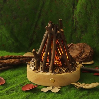 3 Modes Flameless Bonfire Night Light