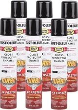 Rust-Oleum 376298-6PK Stops Rust Turbo Spray System Spray Paint, 24 oz, 6PACK