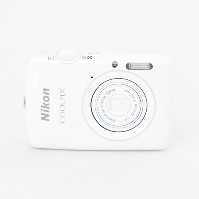 Nikon COOLPIX S01 White Compact Digital Camera 10MP Touchscreen