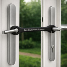 Patio Door Breezer - French Door Stay Open Hook - Pet Stopper - Door Stop