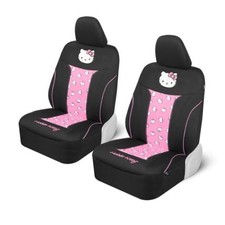 Car Seat Covers - Cute And Durable Pink Hello Kitty Seat Covers Poly-pink Car Seat Covers - Cute And Durable Pink Hello Kitty Seat Covers Poly-pink