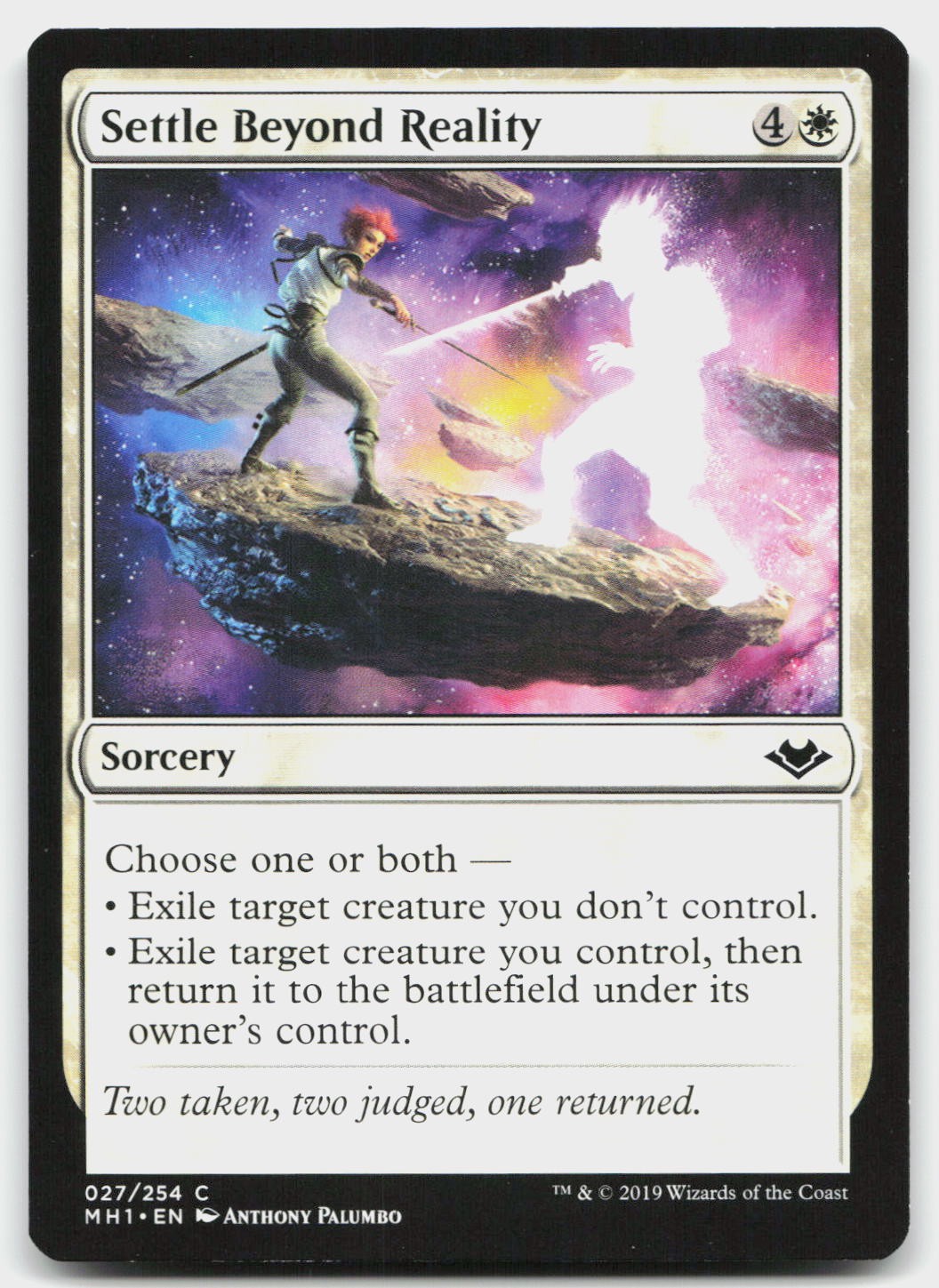 Settle Beyond Reality 27 Common Modern Horizons Magic: The Gathering Near Mint