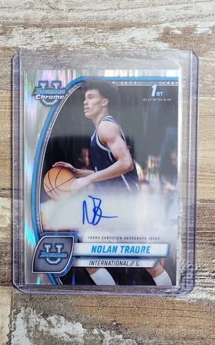 2024-25 Bowman University Chrome - Chrome Prospect Autographs Nolan Traore...
