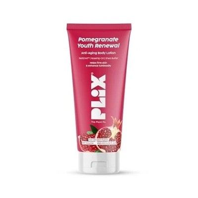 Plix Pomegranate Body Lotion 200G Hydrating Firming Skin Care Lightweight Free