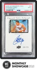 STEPHEN CURRY PSA 9 2009-10 UPPER DECK EXQUISITE COLL #64 RC AUTO ROOKIE 195/225