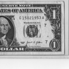 $1 BIRTHDAY NOTE "15021953"; FEBRUARY 15, 1953 $1 BIRTHDAY NOTE "15021953"; FEBRUARY 15, 1953