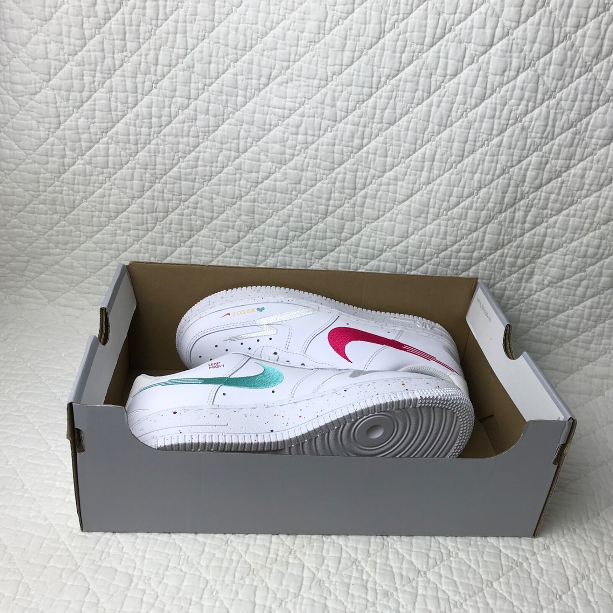 Nike Air Force 1 '07 LX Shoes Sneakers Women's SZ 7 White/Washed
