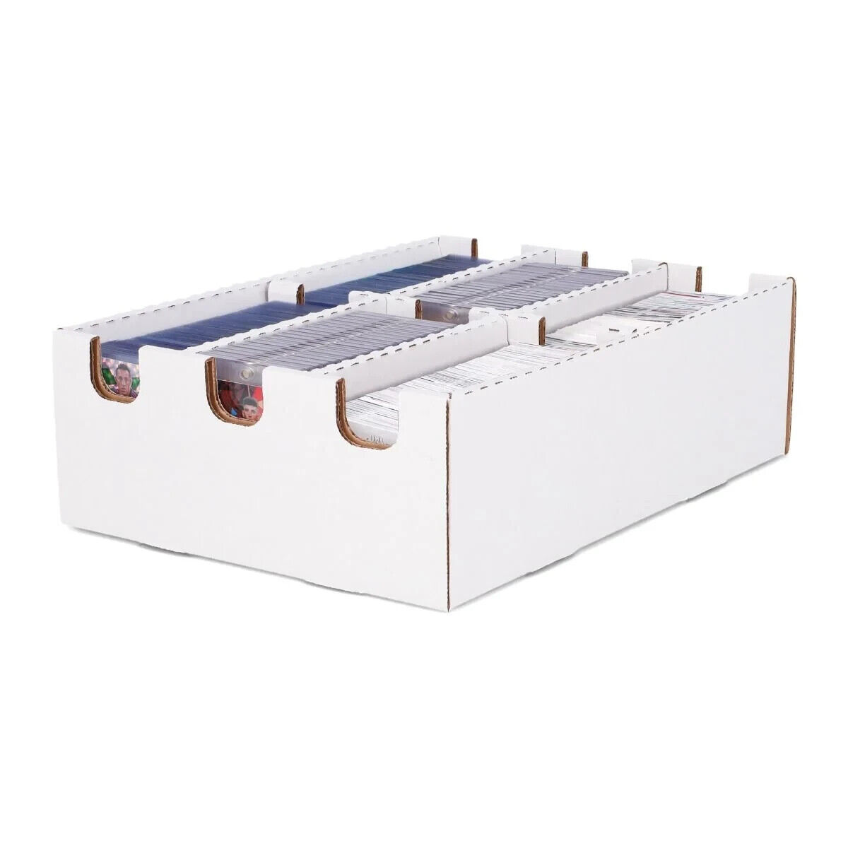 (4x) BCW Cargo Storage Box- 6 Cell 3x2 Corrugated Cardboard Storage Box
