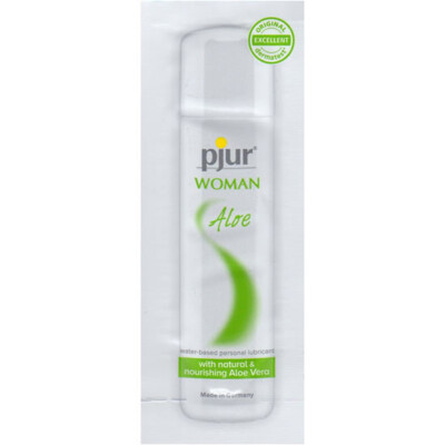 pjur WOMAN ALOE Gleitgel wasserbasiert Aloe Vera Sachet 2ml für Frauen