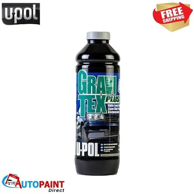 1 X U-POL GRAVITEX PLUS HS STONE CHIP COATING UPOL 1L, PROTECTER - GREY