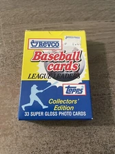 1988 Topps Revco Baseball Complete Set 1-33 League Leaders Nolan Ryan Puckett   