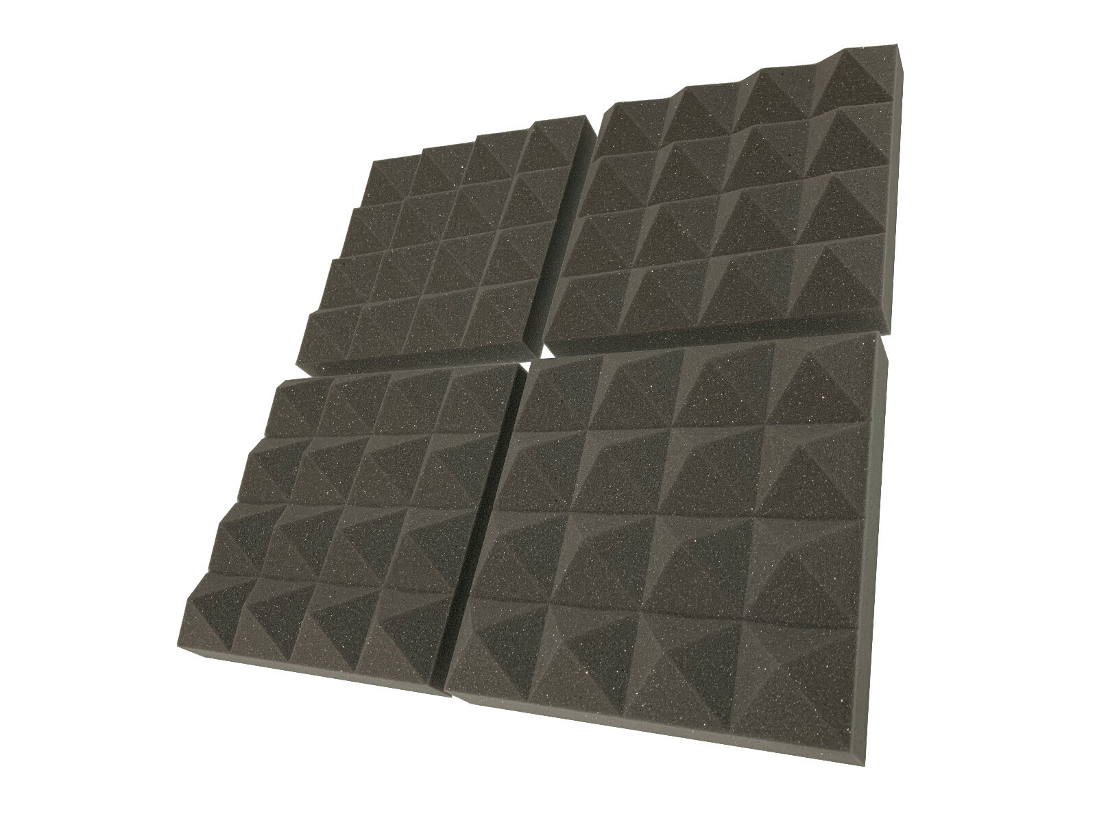 Advanced Acoustics 12"" (305mm) Pyramid PRO Acoustic Studio Foam 24 Tile Pack