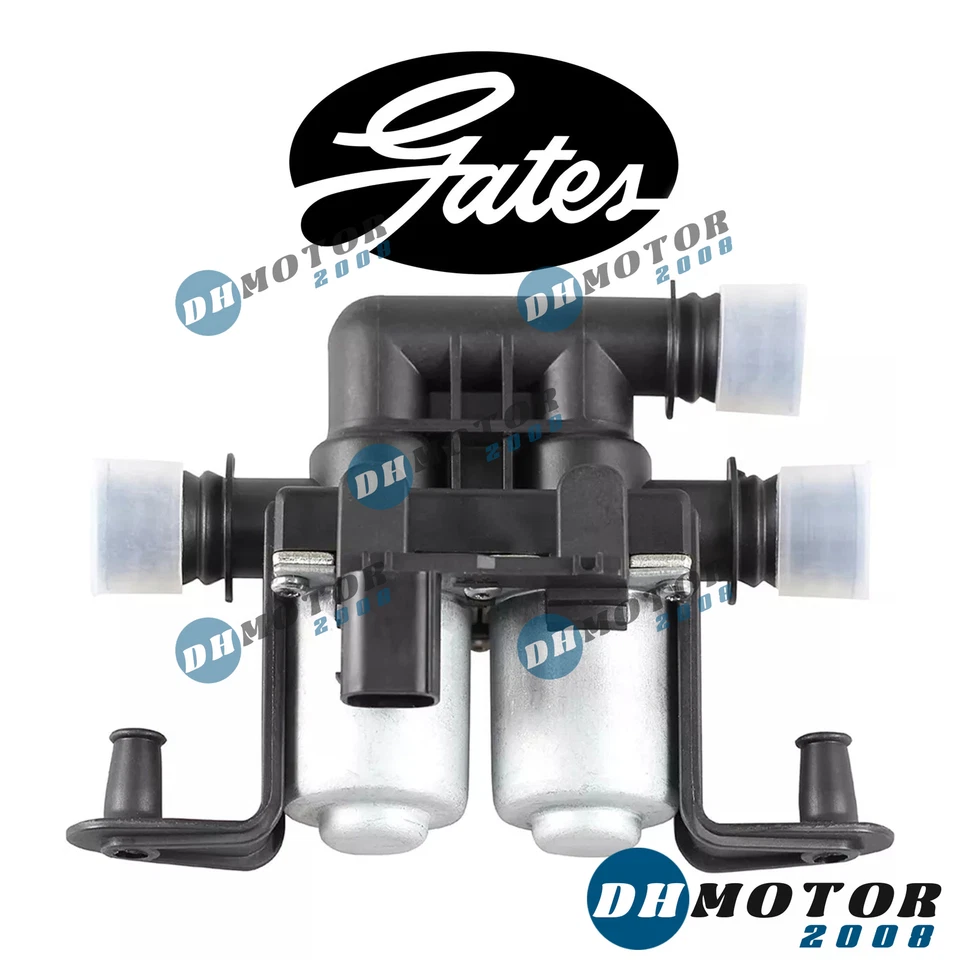 Válvula de agua control de calefacción GATES 64116906652 para BMW E60 E65 E66 E5 525i 535i X5 Foto 3 de 4