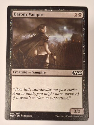 Barony Vampire - Magic 2020 Core Set M20 - Magic the Gathering MTG Nice!