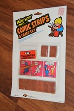 1976 NEW Gordy International NIP No. 257 MAKE YOUR OWN COMIC STRIPS SET Hanger