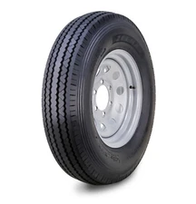 ZEEMAX Trailer Tire Wheel ST205/90D15 10-Ply E 118L 6 Lugx 5.5" Silver Mod Rim