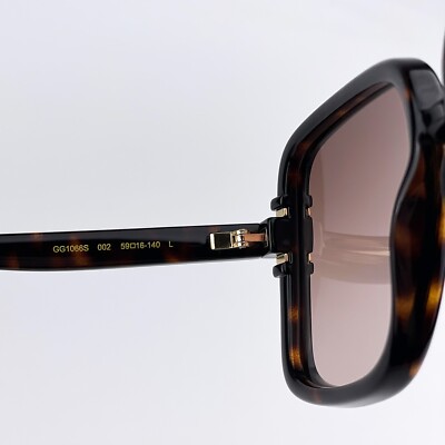 SALE! NEW Gucci GG1066S 002 Havana Brown Gradient Butterfly Women Sunglasses Gucci | Accessories | Guccigg66s 002sunglasses Havana Brown  main image 2
